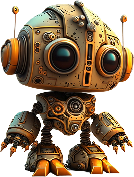 NC Muslim Tech community mascot — friendly tech character welcoming members
